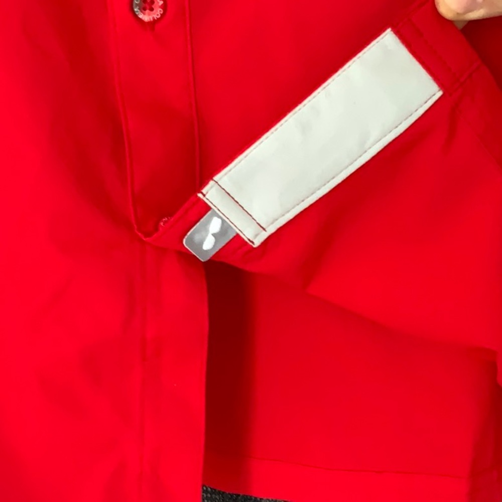 Columbia Men’s M Red Slack Tied Camp Shirt - Picture 3 of 5